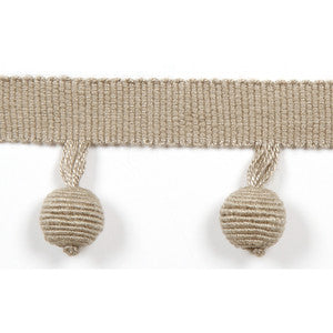 Le Lin Beaded Fringe Haze by Europatex Designer Fabric