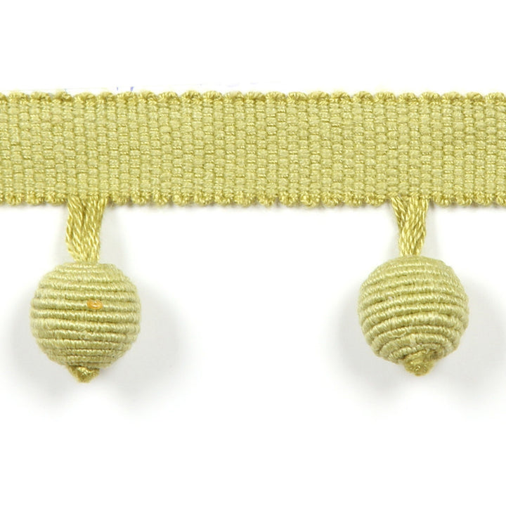 Le Lin Beaded Fringe Pear by Europatex Designer Fabric Le Lin Collection 63% Linen, 37% Rayon China Horizontal: N/A and Vertical: N/A 1.46" - Swanky Fabrics -