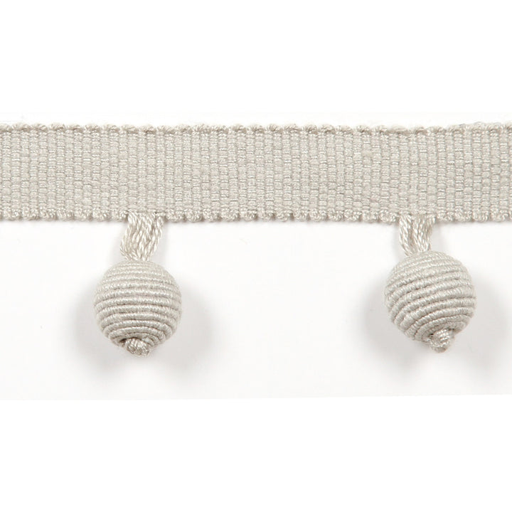 Le Lin Beaded Fringe Pebble by Europatex Designer Fabric Le Lin Collection 63% Linen, 37% Rayon China Horizontal: N/A and Vertical: N/A 1.46" - Swanky Fabrics -