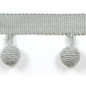 Le Lin Beaded Fringe Rain by Europatex Designer Fabric