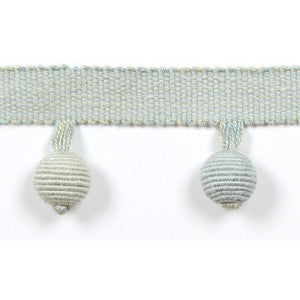 Le Lin Beaded Fringe Spa by Europatex Designer Fabric