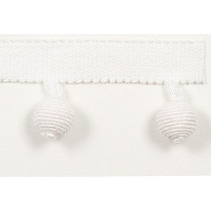 Le Lin Beaded Fringe White by Europatex Designer Trim