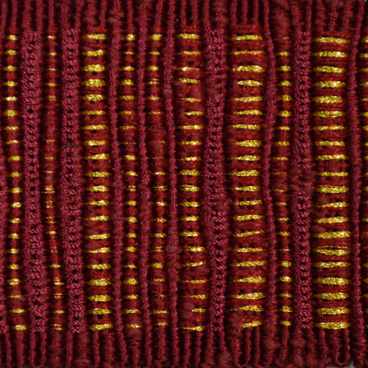 Legacy Tape Cherry by Europatex Designer Fabric Legacy 97% Linen, 3% Polyester 2.50 inches - Swanky Fabrics -