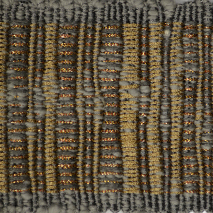 Legacy Tape Haze by Europatex Designer Fabric Legacy 64% Cotton, 26% Rayon, 5% Linen, 5% Metallic yarns 2.50 inches - Swanky Fabrics -