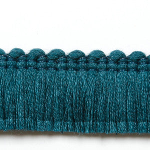 Legacy Brushed Fringe Emerald by Europatex Designer Fabric