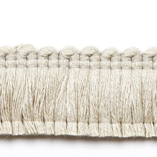 Legacy Brushed Fringe Quartz by Europatex Designer Fabric Legacy 97% Linen / 3% Polyester China See Sample Horizontal: N/A and Vertical: N/A 1.20 inches  - Swanky Fabrics -