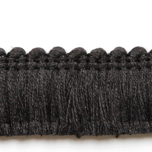 Legacy Brushed Fringe Smoke by Europatex Designer Fabric Legacy 97% Linen / 3% Polyester China See Sample Horizontal: N/A and Vertical: N/A 1.20 inches  - Swanky Fabrics -