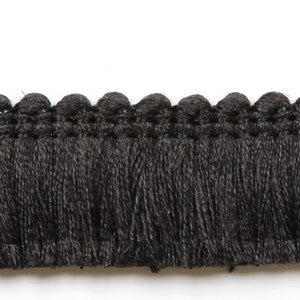 Legacy Brushed Fringe Smoke by Europatex Designer Fabric