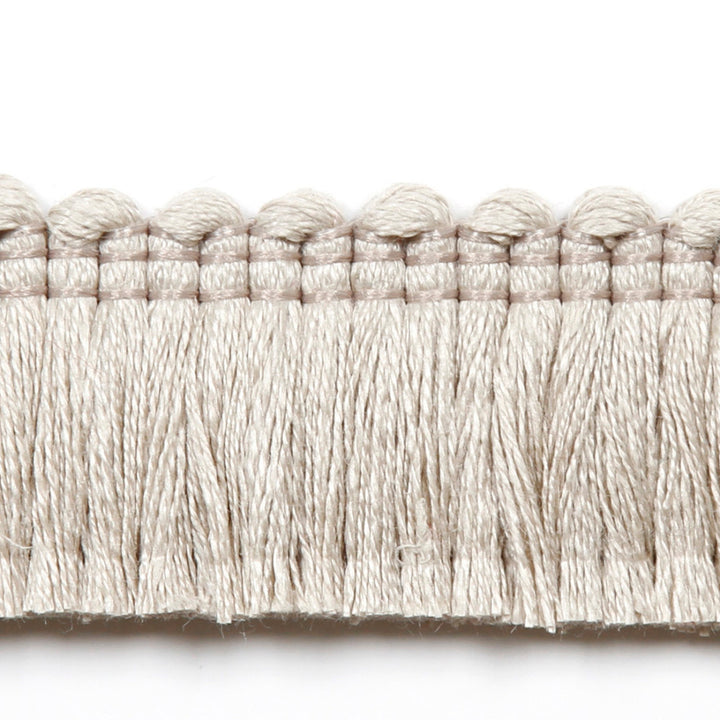Legacy Brushed Fringe Stone by Europatex Designer Fabric Legacy 97% Linen, 3% Polyester 1.20 inches - Swanky Fabrics -