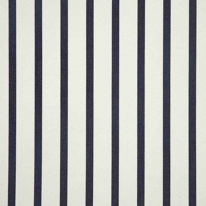 57004 Lido Indigo by Sunbrella Designer Fabric Cushion Furniture Drapery Fabrics > Sunbrella Stripes 100% Acrylic USA or Imported 1.62" 54" - Swanky Fabrics -