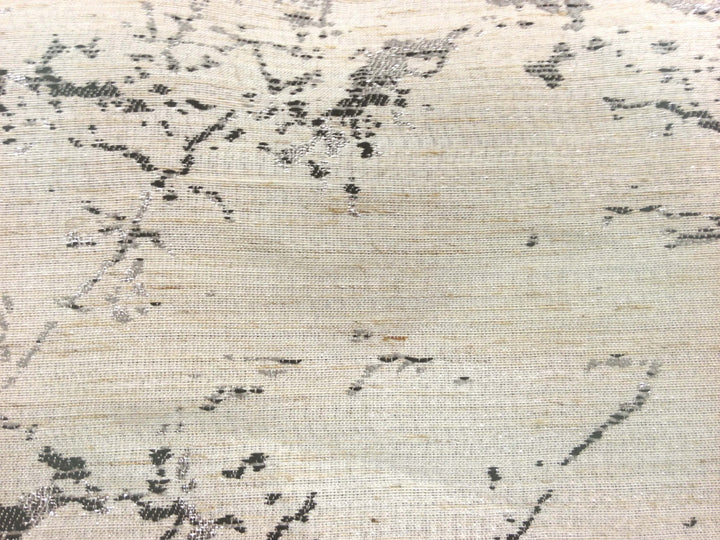 Limestone Black by Europatex Designer Fabric Limestone 100% Polyester China Horizontal: 11" and Vertical: 15" 110" - Swanky Fabrics -