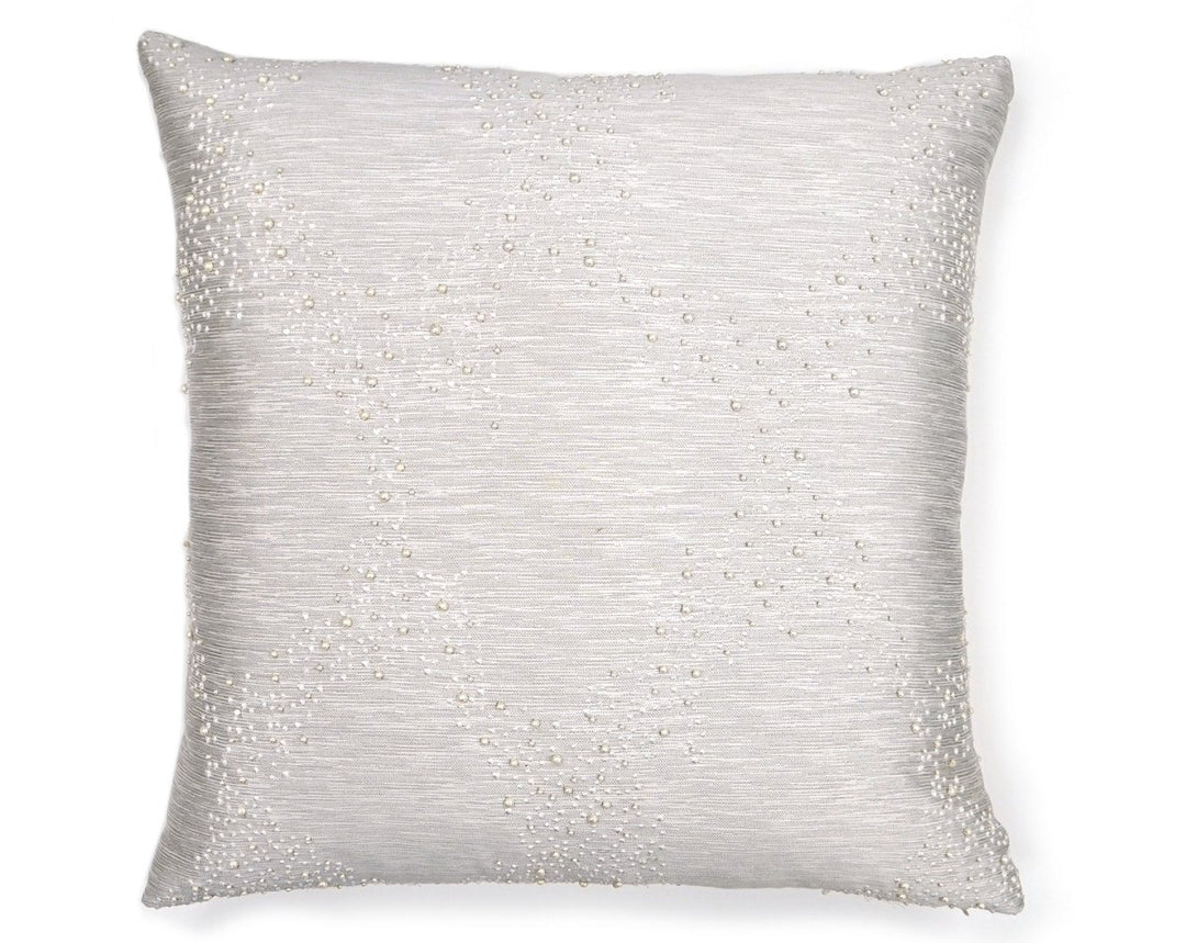 Pearlescence Pillow 22 X 22 - Pearl M1PEARLPILL0001 by Scalamandre Designer Pillow
