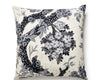 Summerhouse Hill Pillow 22 X 22 - Charcoal M7SUMMPILL0002 by Scalamandre Designer Pillow