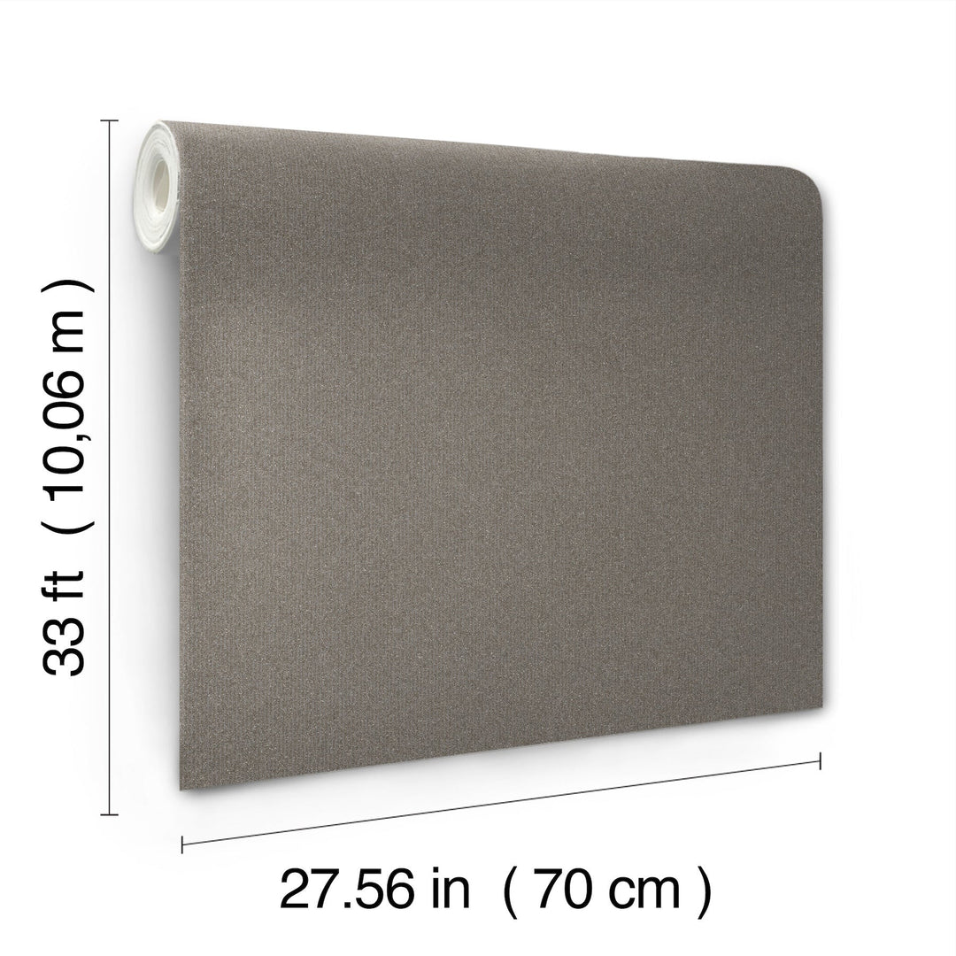 Glistening Quartz Pewter Beaded Wallpaper by Antonina Vella Designer