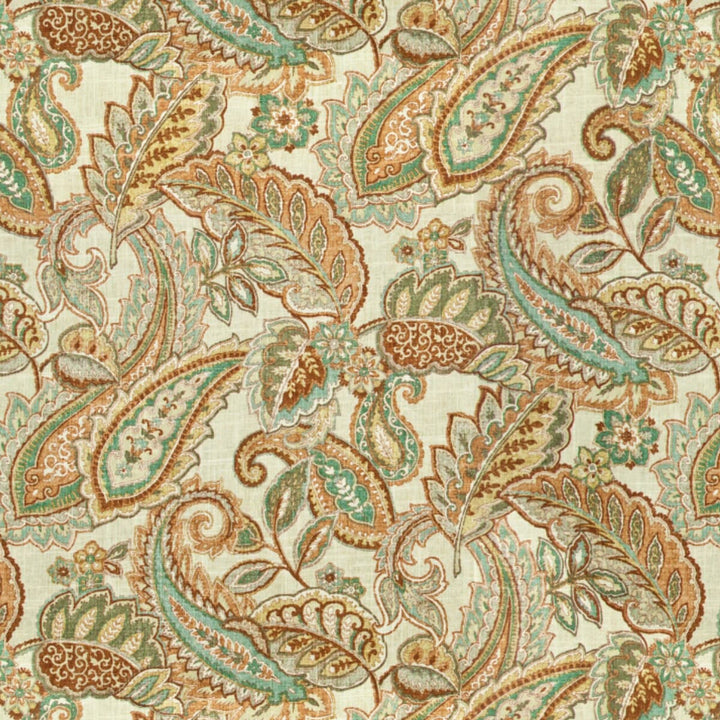Maderia 2 Shoreline by Stout Designer Fabric RAINBOW LIBRARY SPA/TEAL 55%LIN 45%SVI SOUTH KOREA CATB 117-2013 WYZENBEEK 12 000 DOUBLE RUB WEAR TEST (MEDIUM DUTY) Horizontal: 27 and Vertical: 25.25 56 in - Swanky Fabrics -