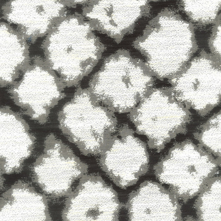 Madura 1 Domino by Stout Designer Fabric RAINBOW LIBRARY FOG/COAL 70%POL 30%COT INDIA </p><p>Repeat: 15.25 52 in - Swanky Fabrics -