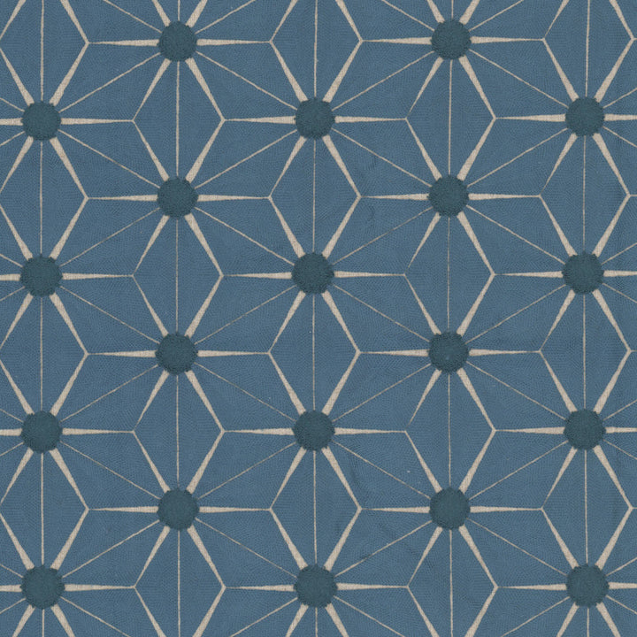 Major 3 Bluebird by Stout Fabric Stout Fabric Major 3 BluebirdFabric COMFORTABLE LIVING MOONSTONE/NAVY 70%SVI 30%LIN %CEMB INDIA </p><p>Repeat: H: 7.875, V: 4.750 53 in - Fabric Carolina -