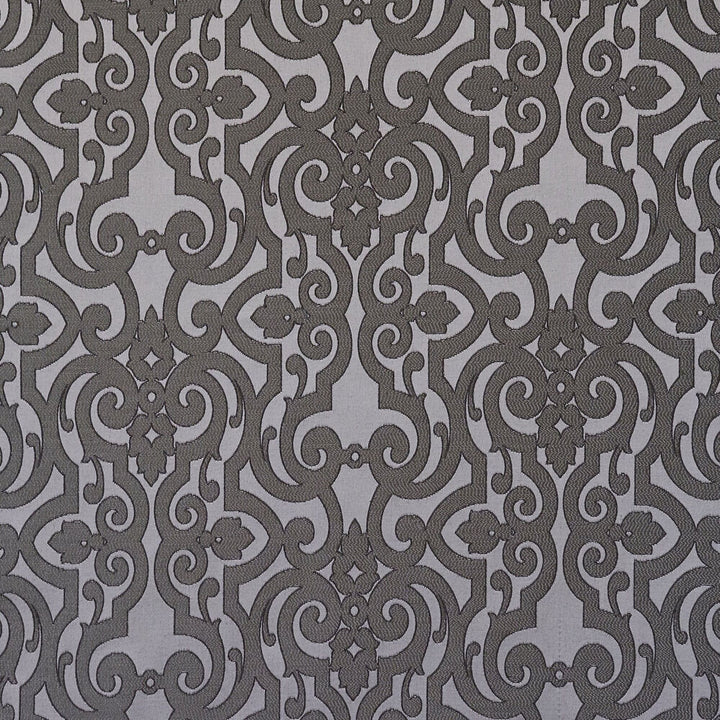 Majorca Steel by Norbar Designer Fabric PARAMOUNT 74% POLYESTER 26% COTTON INDIA 9 1/2"V 9 1/4"H 54 - Swanky Fabrics -