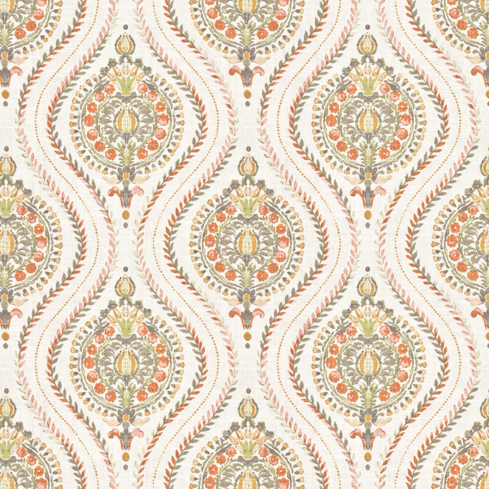 Makossa 2 Russet by Stout Designer Fabric RAINBOW LIBRARY SUNSET/SPICE 45%SVI 55%LIN CHINA FLAME RETARDANT-U.F.A.C. CLASS 1 CATB 117-2013 Horizontal: 13.500 and Vertical: 13.500 55 in - Swanky Fabrics -