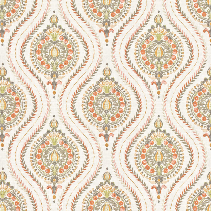 Makossa 2 Russet by Stout Fabric Stout Fabric Makossa 2 RussetFabric RAINBOW LIBRARY SUNSET/SPICE 45%SVI 55%LIN CHINA </p><p>Repeat: H: 13.500, V: 13.500 55 in - Fabric Carolina -