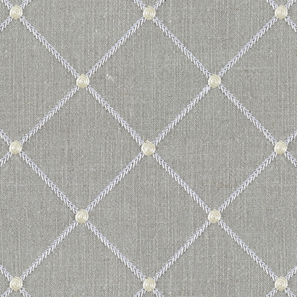 Malden Chinchilla by Magnolia Designer Fabric - 20% Linen, 45% Viscose, 35% Polyester China Horizontal: 5.1 and Vertical: 5.1 51 - Swanky Fabrics -