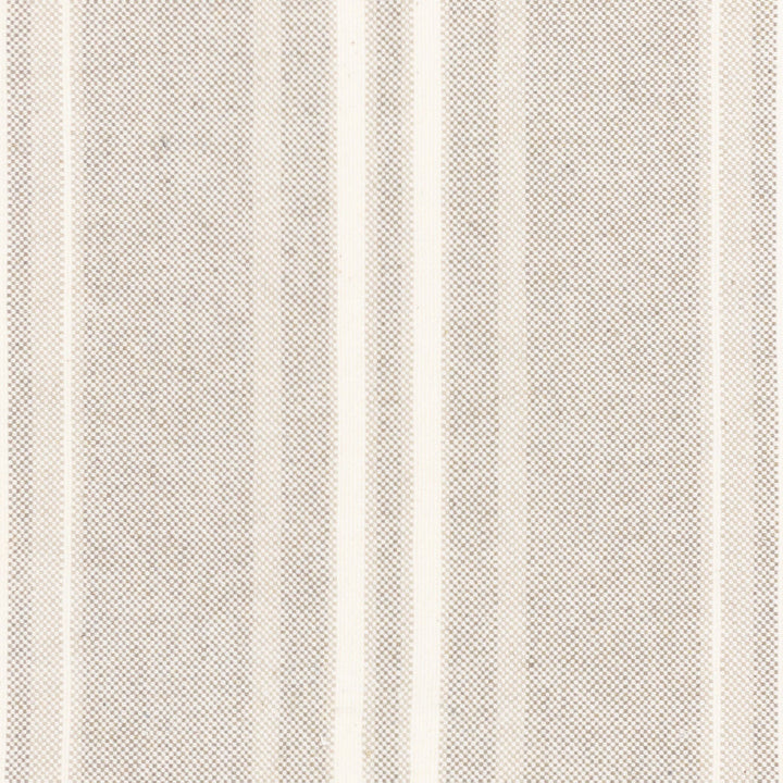 Malibu 4 Raffia by Stout Designer Fabric JUST STRIPES NATURAL/CHARCOAL 88%COT 12%POL USA Horizontal: 0.000 and Vertical: 6.750 54 in - Swanky Fabrics -