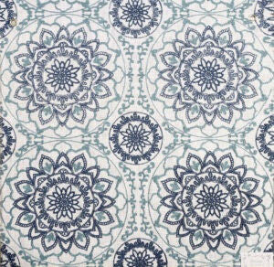 Mansfield Blue by Norbar Designer Fabric