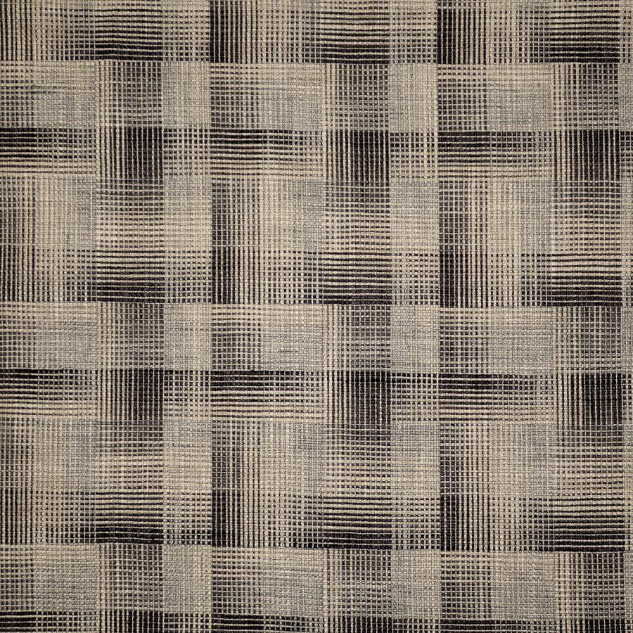 Mainframe # 226 Charcoal by Maxwell Designer Fabric Color Theory-Vol. Ix Marble 100% POLYESTER INDIA V-6" H-5.6" 54" - Swanky Fabrics -