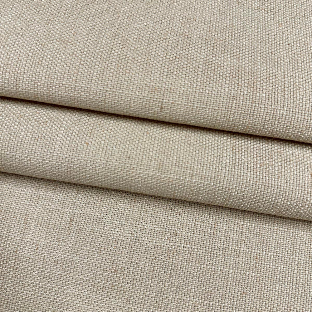 Marana Flax by Magnolia Designer Fabric - 80% Polyester, 20% Linen China 40000 Horizontal: and Vertical: 57 - Swanky Fabrics -