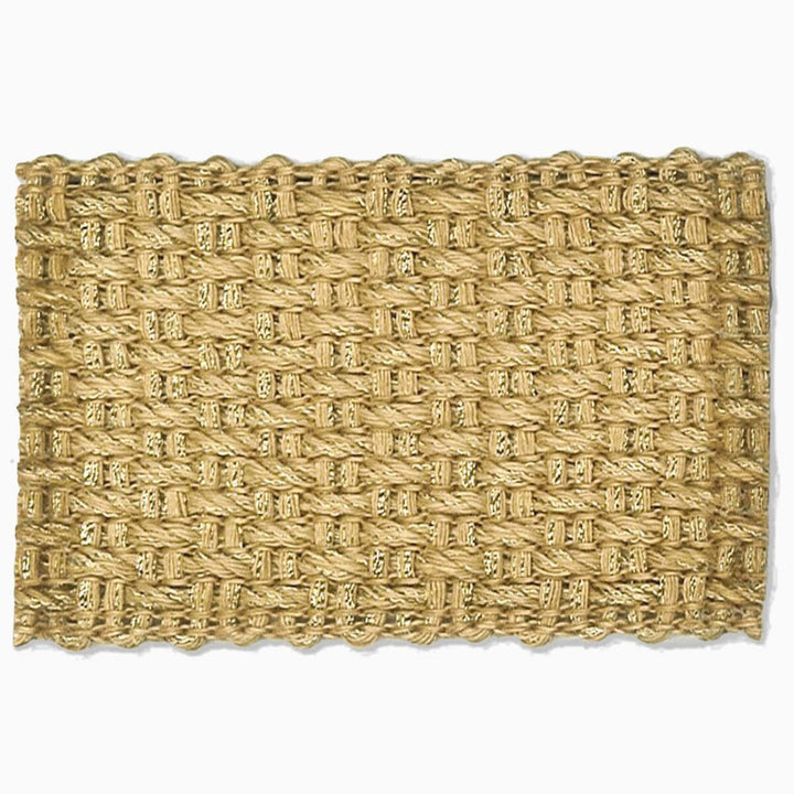 Marden 10 Wheat by Stout Designer Trim NEW WORLD TAPES & BORDERS 100%LIN ITALY Horizontal: 0 and Vertical: 0 1.63 in - Swanky Fabrics -