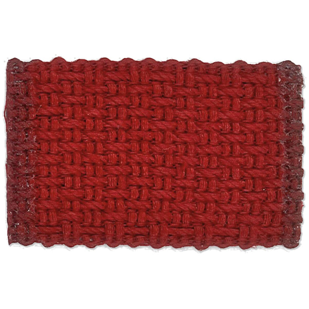 Marden 12 Cranberry by Stout Designer Trim NEW WORLD TAPES & BORDERS 100%LIN ITALY Horizontal: 0 and Vertical: 0 1.63 in - Swanky Fabrics -