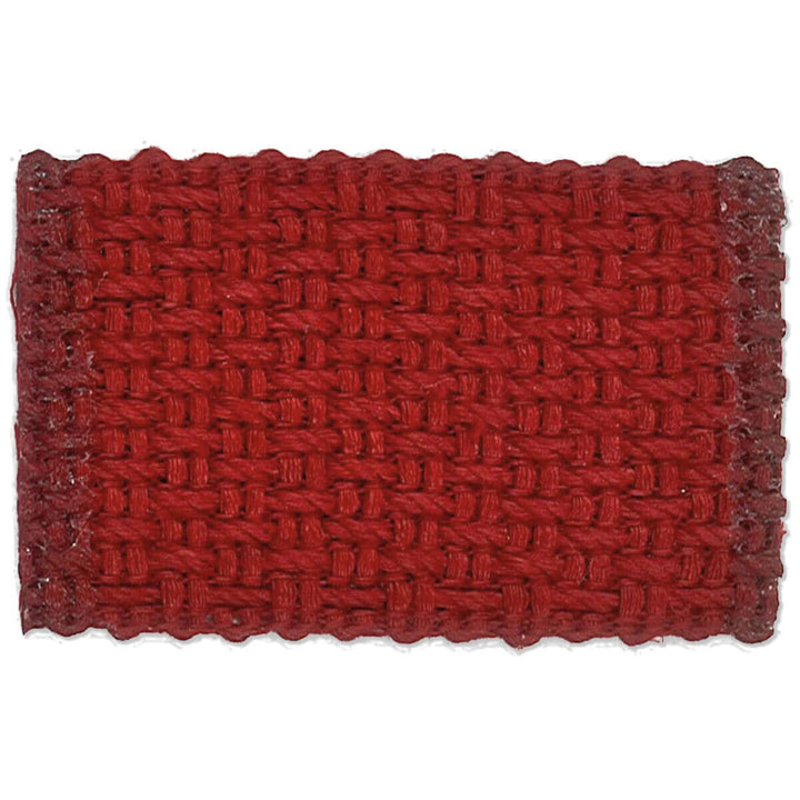 Marden 12 Cranberry by Stout Designer Trim NEW WORLD TAPES & BORDERS 100%LIN ITALY Horizontal: 0.000 and Vertical: 0.000 1.63 in - Swanky Fabrics -