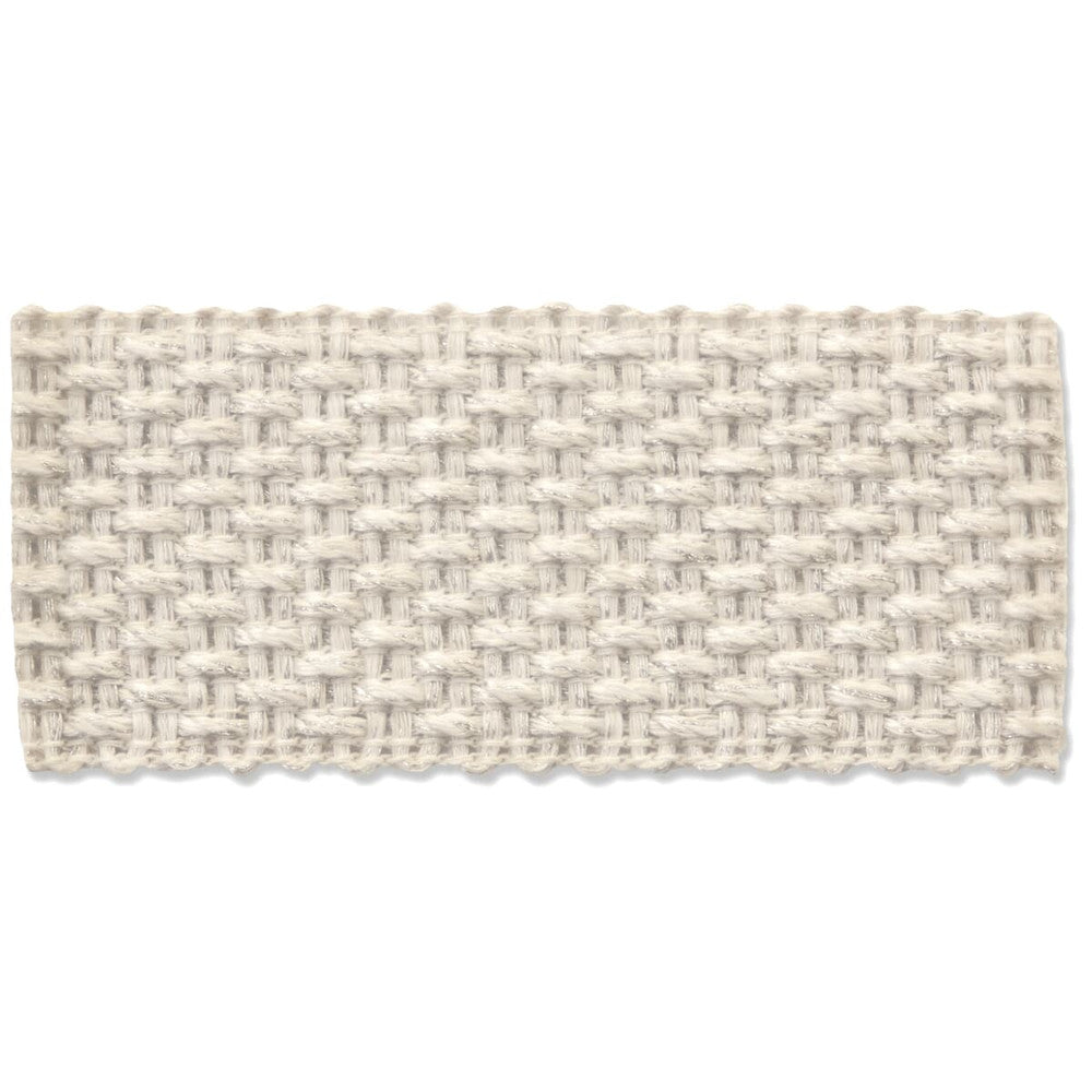 Marden 14 Frost by Stout Designer Trim NEW WORLD TAPES & BORDERS 100%LIN ITALY </p><p>Repeat: 0 1.63 in - Swanky Fabrics -