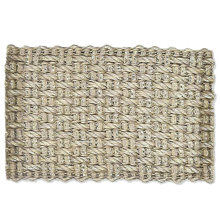 Marden 15 Aluminum by Stout Designer Trim NEW WORLD TAPES & BORDERS 100%LIN ITALY </p><p>Repeat: 0 1.63 in - Swanky Fabrics -