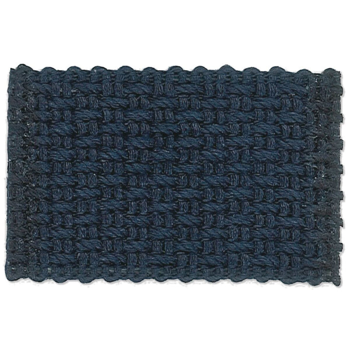 Marden 16 Navy by Stout Designer Trim NEW WORLD TAPES & BORDERS 100%LIN ITALY </p><p>Repeat: 0 1.63 in - Swanky Fabrics -
