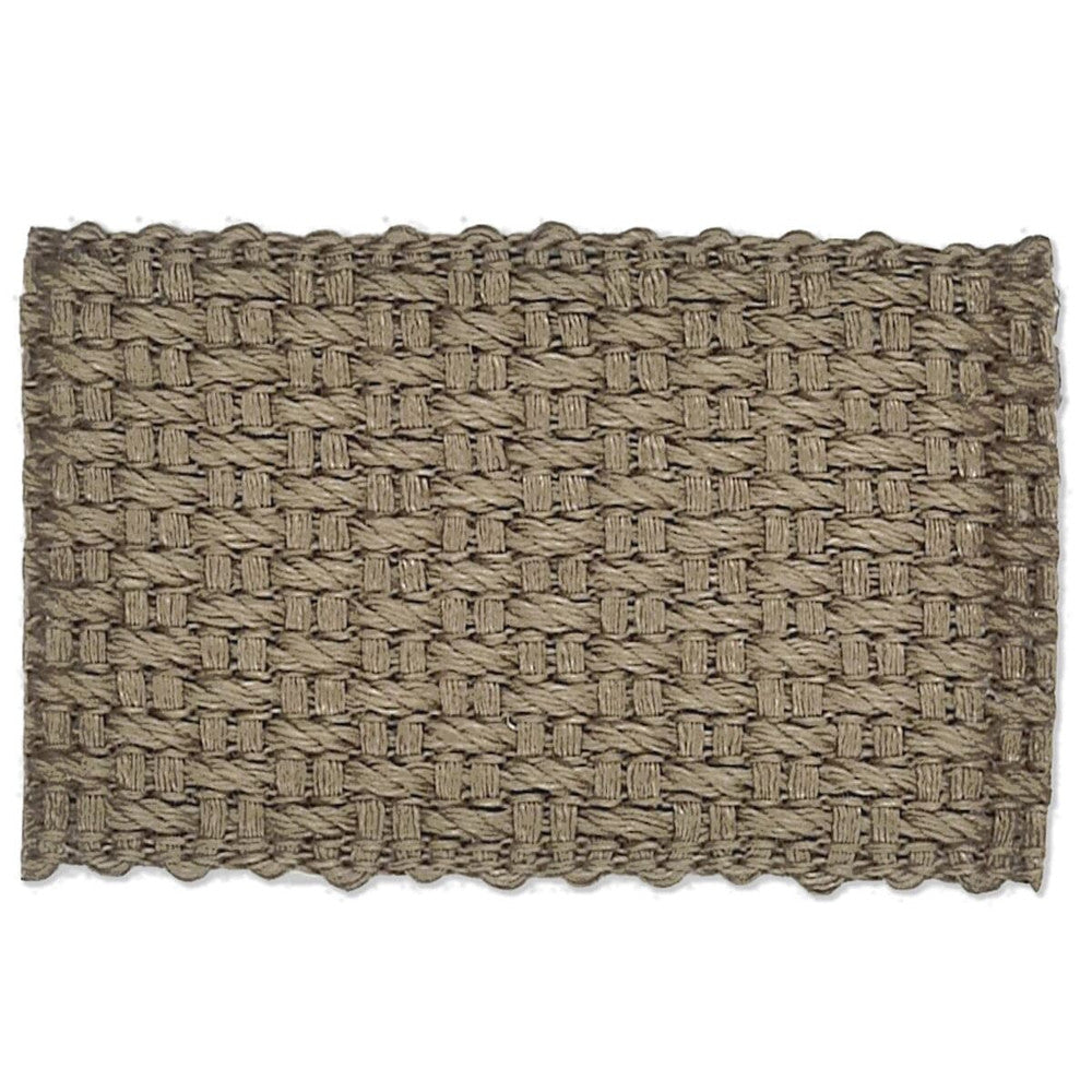 Marden 3 Truffle by Stout Designer Trim New World Tapes & Borders 100% Linen ITALY Horizontal: 0 and Vertical: 0 1.63 in - Swanky Fabrics -