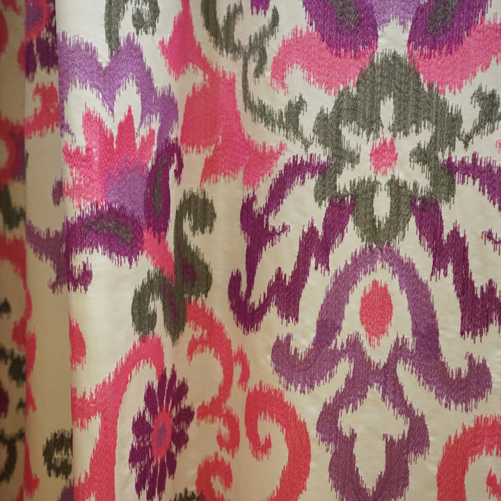 MARDIGRAS 43SJ101 by JF Designer Fabric JF Studio 86% Viscose, 14% Silk India  Horizontal: 26 and Vertical: 26 54  - Swanky Fabrics -