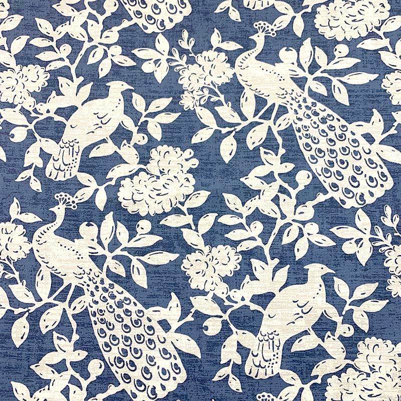 Marietta Blues by Magnolia Designer Fabric - 100%Cot Pakistan 50000 Horizontal: 27 and Vertical: 25 54.5 - Swanky Fabrics -