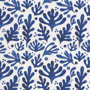 Marisol Indigo by Norbar Designer Fabric HEAT WAVE 100% ACRYLIC ITALY 14"V 14"H 63 - Swanky Fabrics -