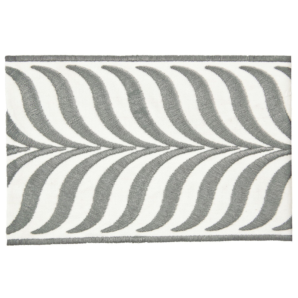 Martin 13 Grey by Stout Designer Trim DISTINCTION TAPES 100%POL CHINA </p><p>Repeat: 0.625 3.5 in - Swanky Fabrics -