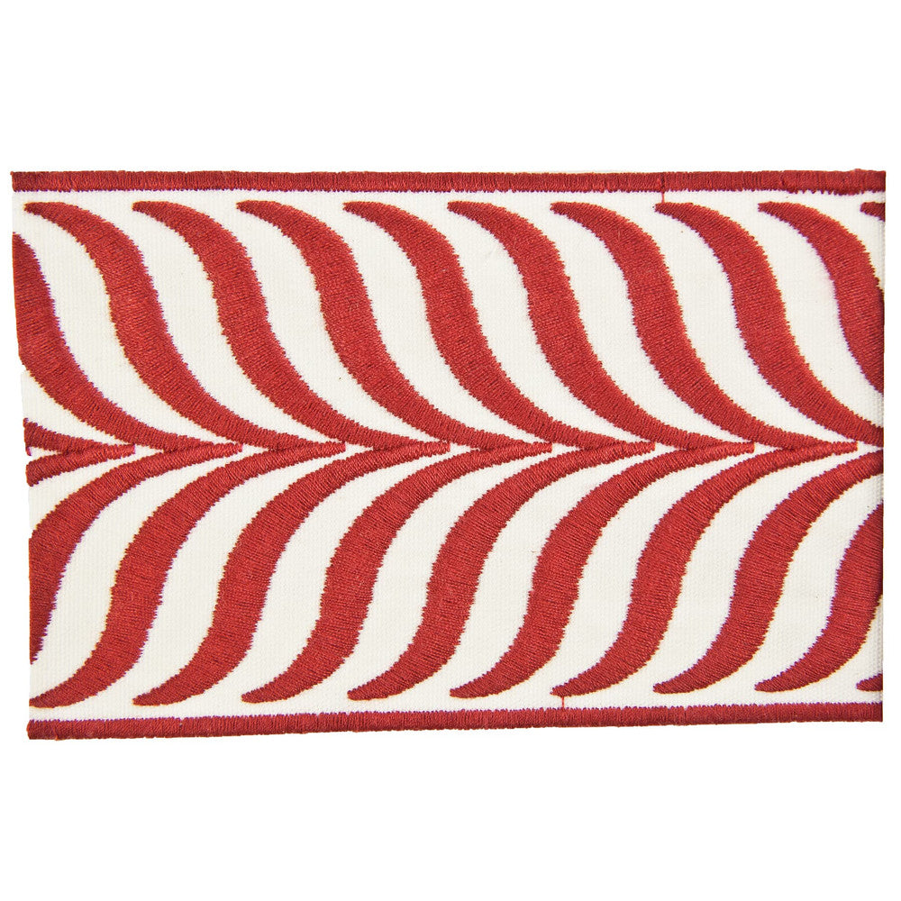 Martin 3 Sorbet by Stout Designer Trim Distinction Tapes 100% Polyester CHINA Horizontal: 3.5 and Vertical: 0.625 3.5 in - Swanky Fabrics -