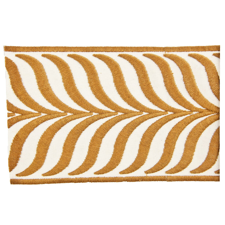 Martin 6 Toffee by Stout Designer Trim DISTINCTION TAPES 100%POL CHINA Horizontal: 3.5 and Vertical: 0.625 3.5 in - Swanky Fabrics -