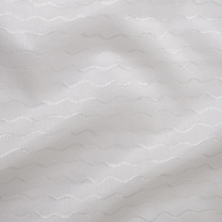 Mariah # 201 Blanc by Maxwell Designer Fabric Sheer Glam 100% POLYESTER TURKEY 125" - Swanky Fabrics -