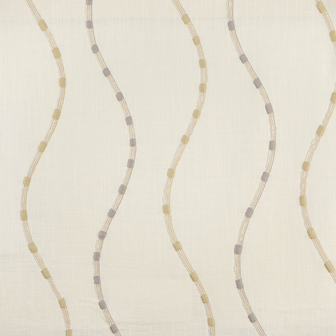 Mattituck # 405 Dove by Maxwell Designer Fabric Color Theory-Vol. X Driftwood BASE: 70% VISCOSE 30% LINEN EMB: 72% COTTON 28% POLYESTER INDIA EMB: V-12.4" H-13.2" W: 53" EMB: 52" - Swanky Fabrics -