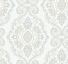 Nautical Damask Sand Dunes MB30305 by Seabrook Designs Designer Wallpaper