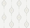 Sand Dollar Stripe Black Sands MB30500 by Seabrook Designs Designer Wallpaper