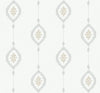 Sand Dollar Stripe Sand Dunes MB30505 by Seabrook Designs Designer Wallpaper