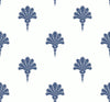 Summer Fan Coastal Blue MB31602 by Seabrook Designs Designer Wallpaper