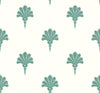 Summer Fan Tropic Green MB31606 by Seabrook Designs Designer Wallpaper