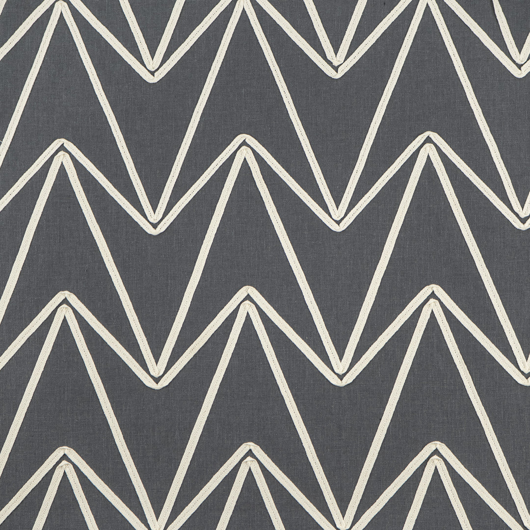 Midway # 528 Marine by Maxwell Designer Fabric Color Theory-Vol. X Twilight BASE: 52% POLYESTER 48% COTTON EMB: 100% COTTON INDIA EMB: V-18.9" H-17" W: 54" EMB: 53" - Swanky Fabrics -